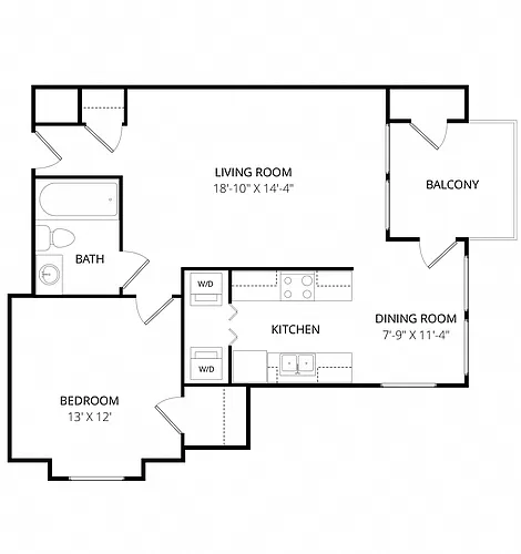 Floor plan The Hamilton