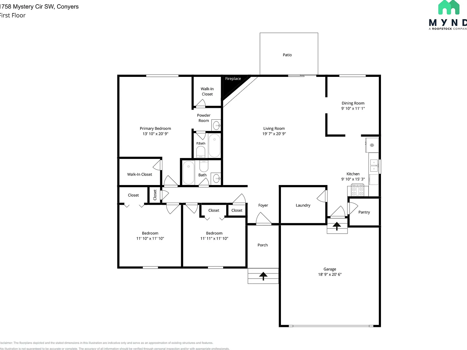 3 bed, 2.0 bath, 1768 sqft, $1,930 — Photo 2
