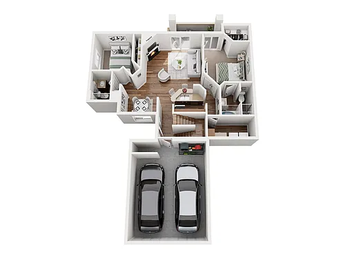 Floor plan 2x2 D - Prev Reno