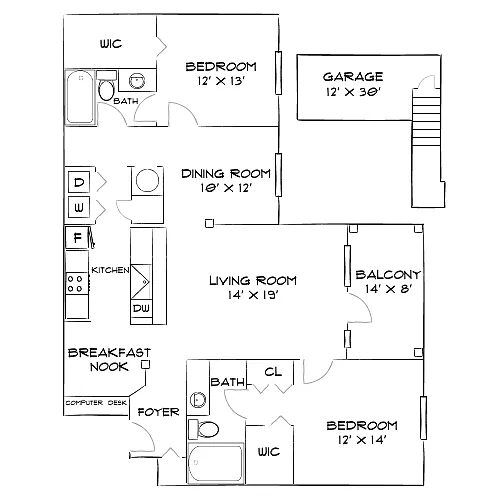 Floor plan Design 2C