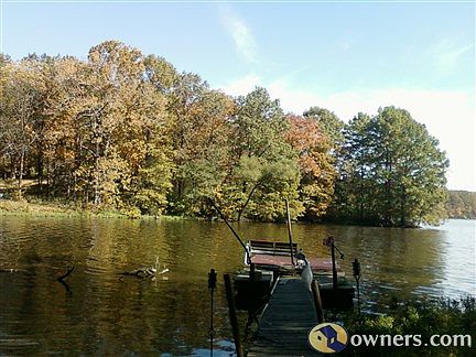 View at lake Raccoon Lake