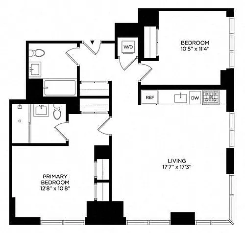 Floor plan 2AL South