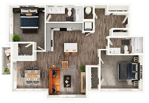 Floor plan B7