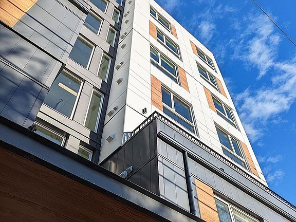 Looking up from the entry way.