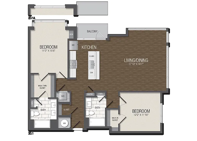 Floor plan T.2D1
