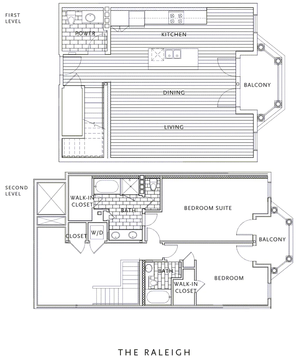Floor plan 1 Bedroom Penthouse