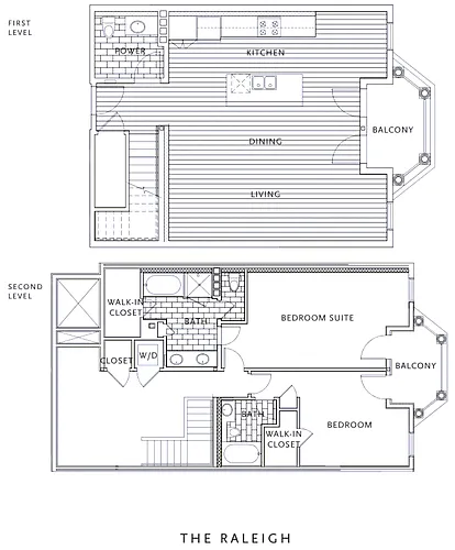 Floor plan 1 Bedroom Penthouse