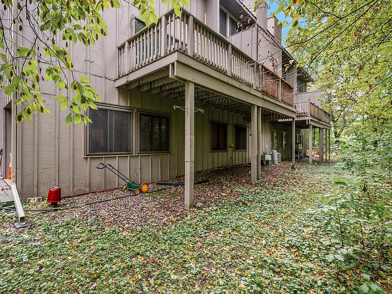 Back of home.