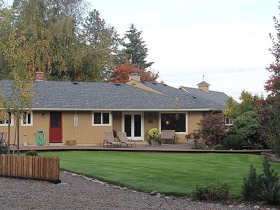 back yard view of house