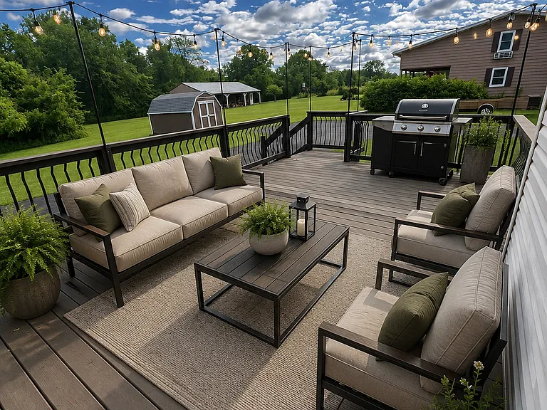12 x 20 Deck Staged