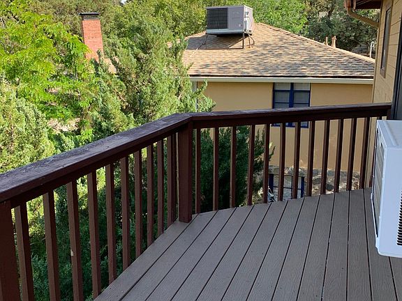 Spacious deck