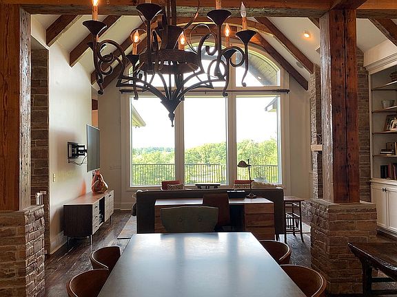 View from dining to living