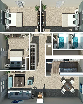 Three Bedroom Two Bathroom Three Bedroom Two Bathroom