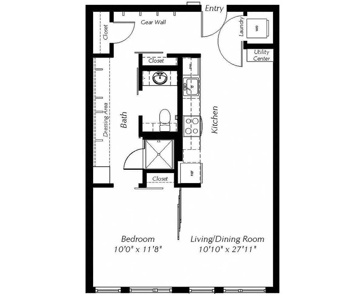 Floor plan A1-940