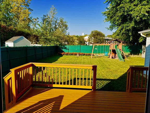 Backyard Deck, Playhouse, Garden