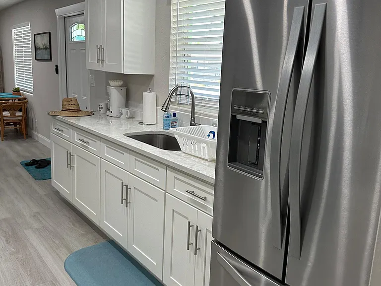 Brand new stainless appliances.