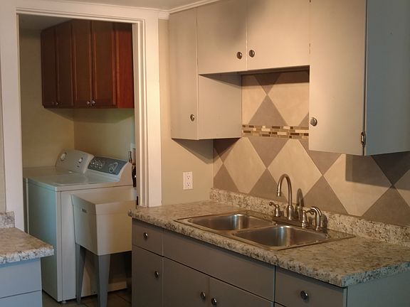 kitchen and laundry room