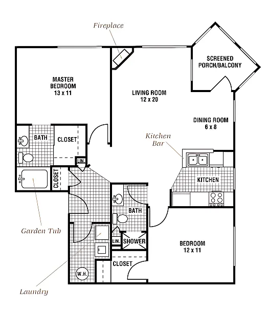 Floor plan Pinehurst