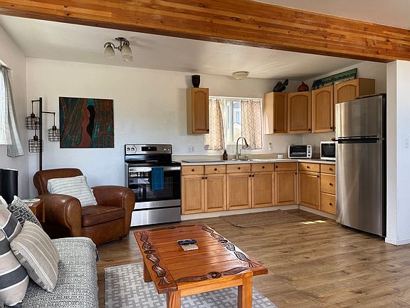 living area/kitchen