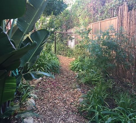 private outdoor path