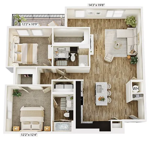 Floor plan B2