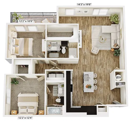 Floor plan B2