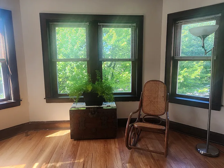 Front windows of Living Room