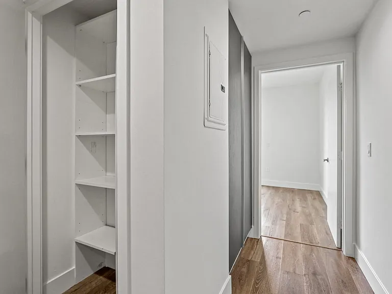 Hall Closet with Shelving