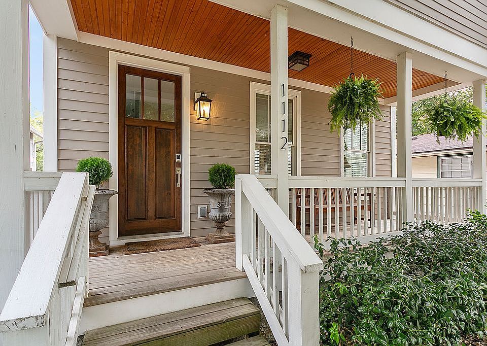 Welcoming front porch