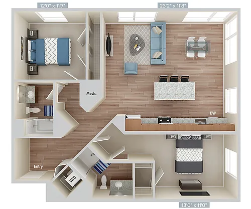 Floor plan 401