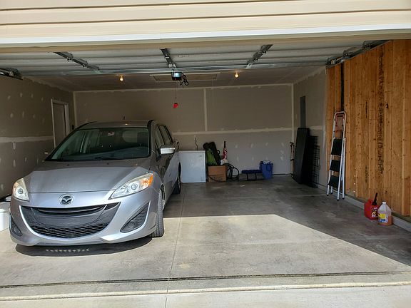 2 car garage with attic access