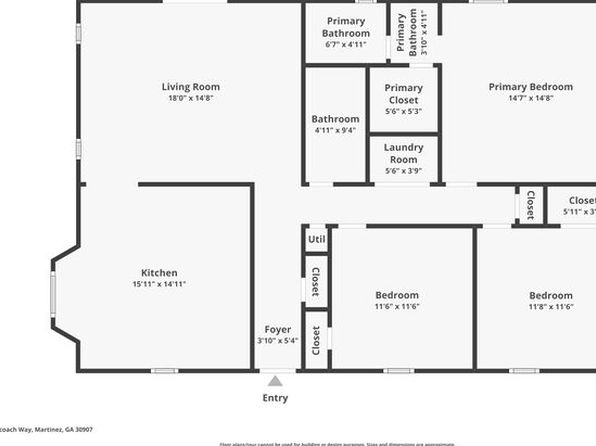 333 Stagecoach Way, Martinez, GA 30907