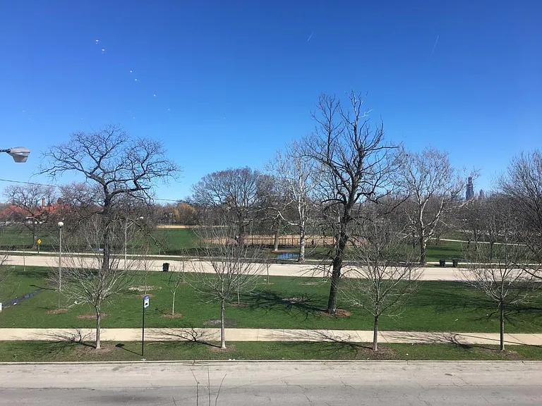 Huge 80 acre park half a block away with running ,biking trails and public pool