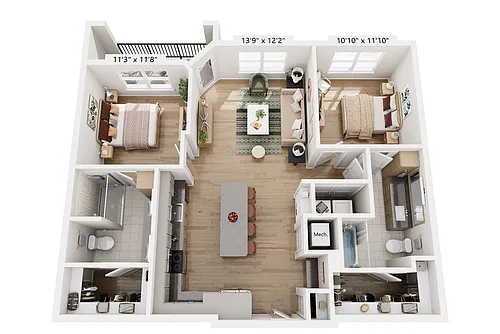 Floor plan B1