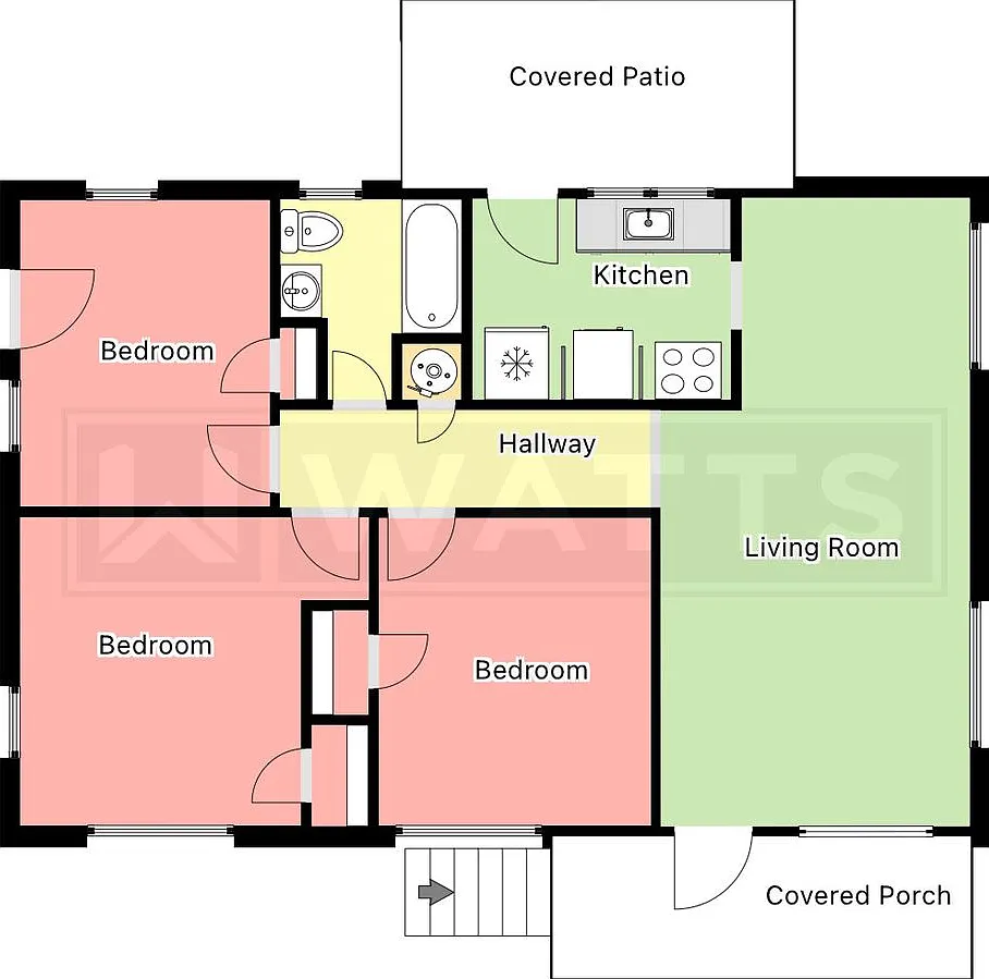 3-Bedroom with Renovated Bath in Oak Ridge Park Nieghborhood — Photo 2