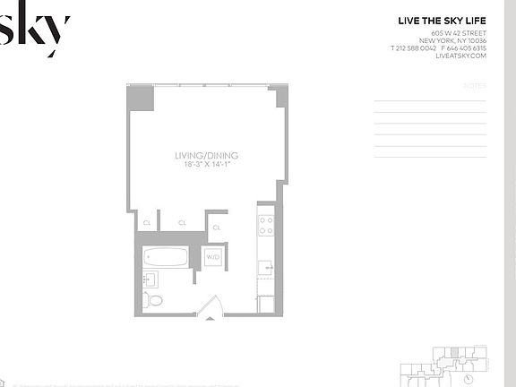 2nd image of 605 W 42nd St APT 53C