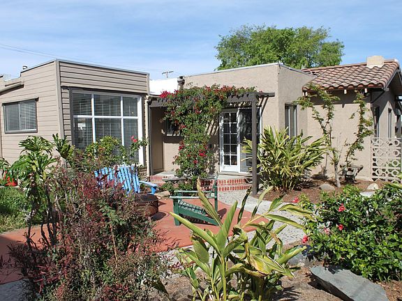 Looking at back of house from shared courtyard