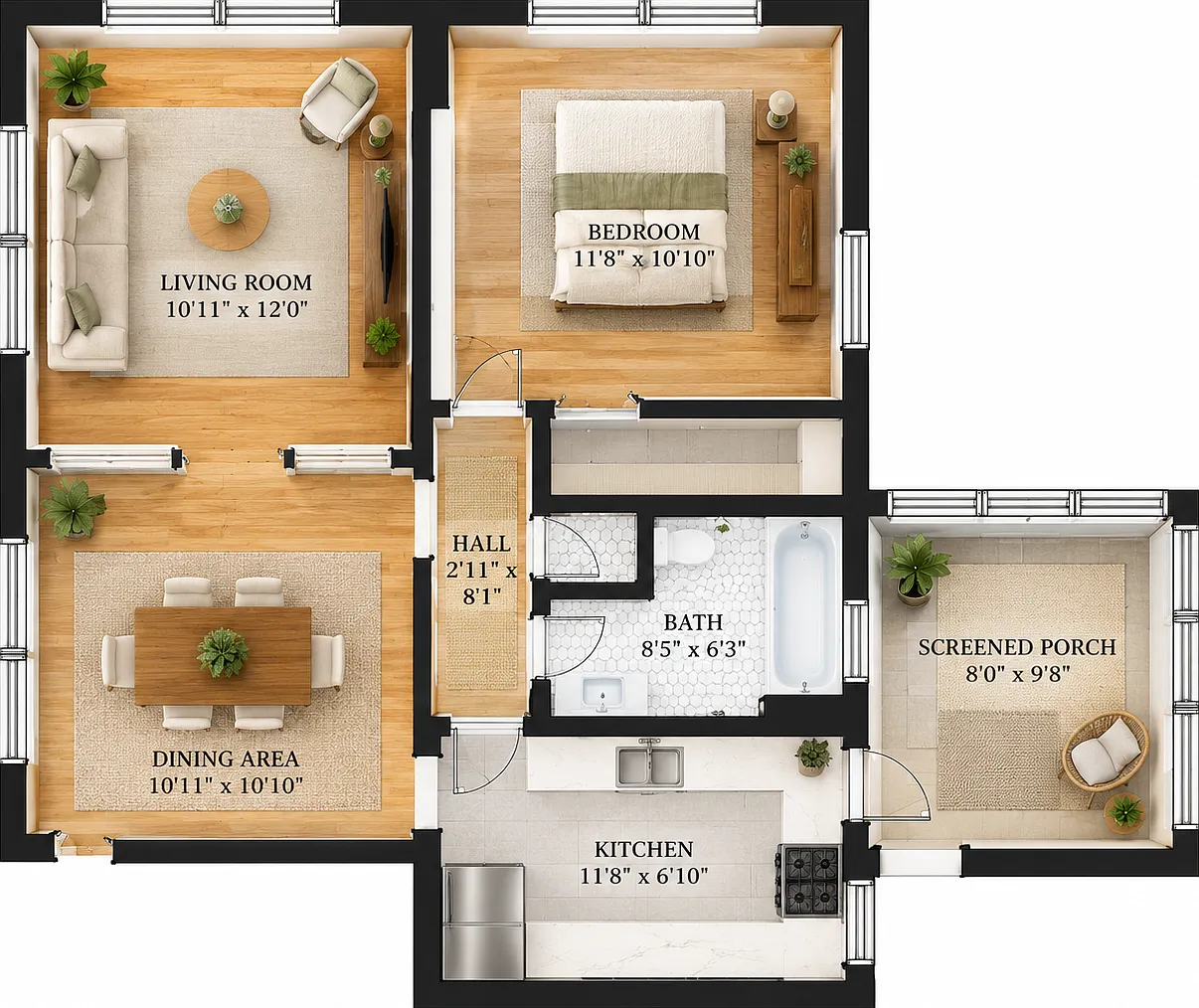 1 bed, $1,265 — Photo 1