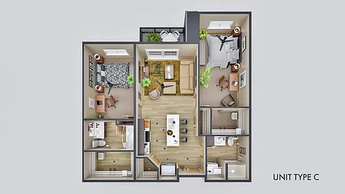 Floor plan C