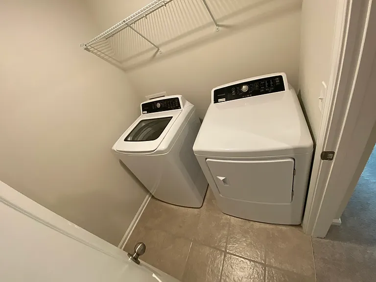 washer dryer room.