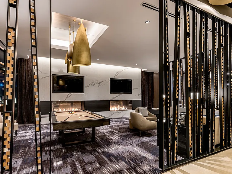 The Game Room at Three Light Luxury Apartments