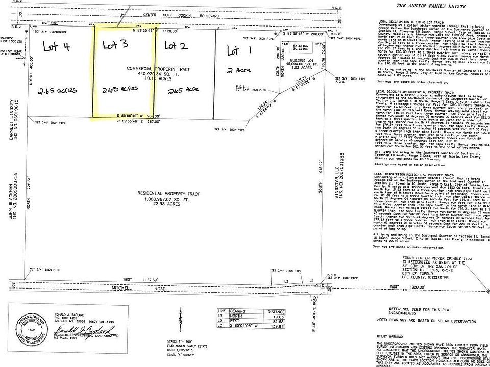 1st image of LOT 3 Cliff Gookin Blvd