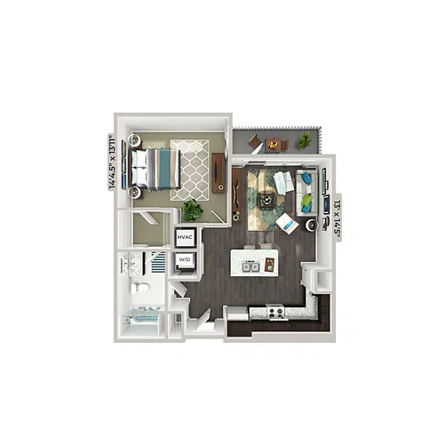 Floor plan A2A