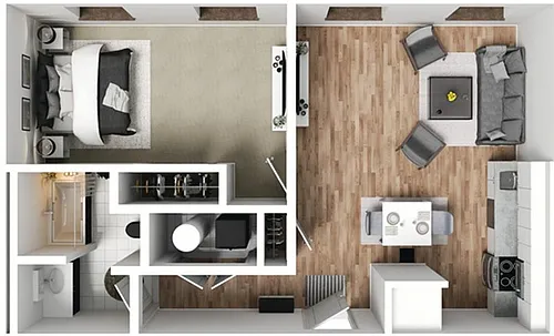 Floor plan The Affogato