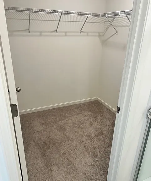 primary closet; attached to bath