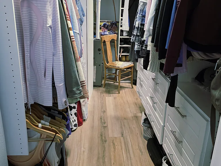 Huge walk in closet