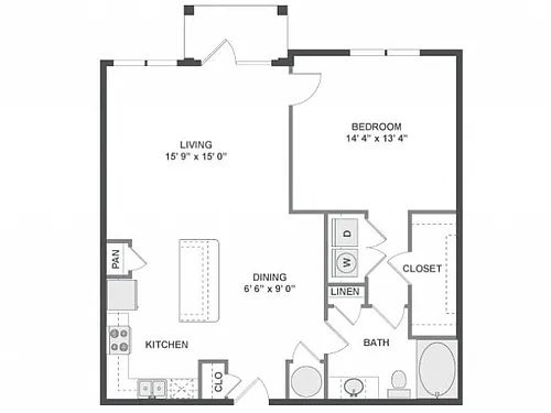 Floor plan A500