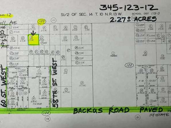 59th West & Flint Ave, Mojave, CA 93501