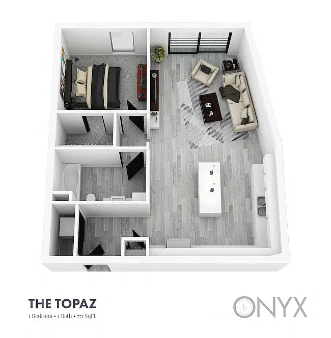 Floor plan ONYX - The Topaz