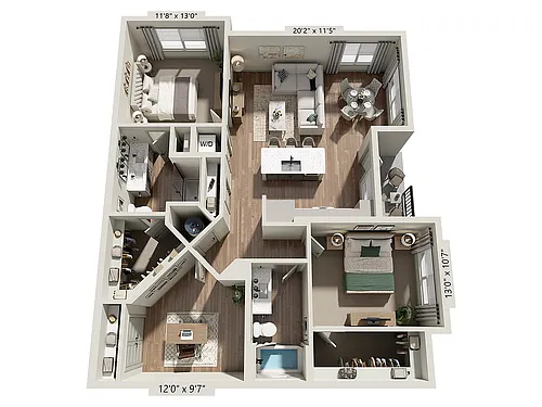 Floor plan B2A